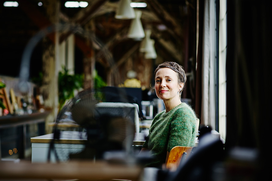 Person in coffee shop