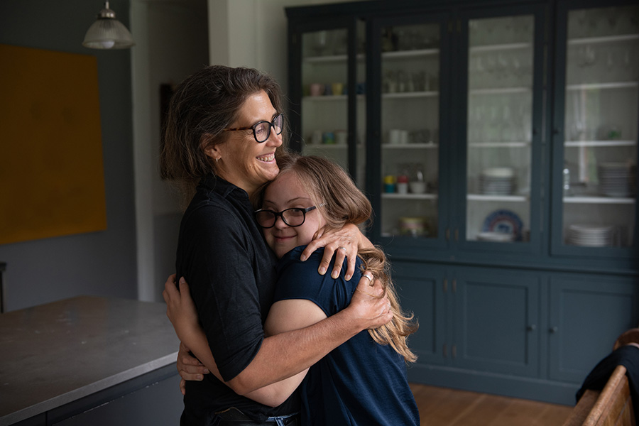 People hugging