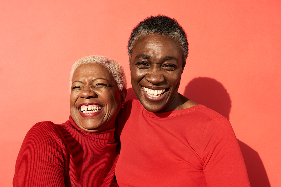 People smiling