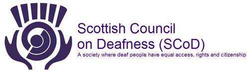 Scottish Council on Deafness logo