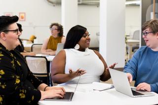 People in a meeting